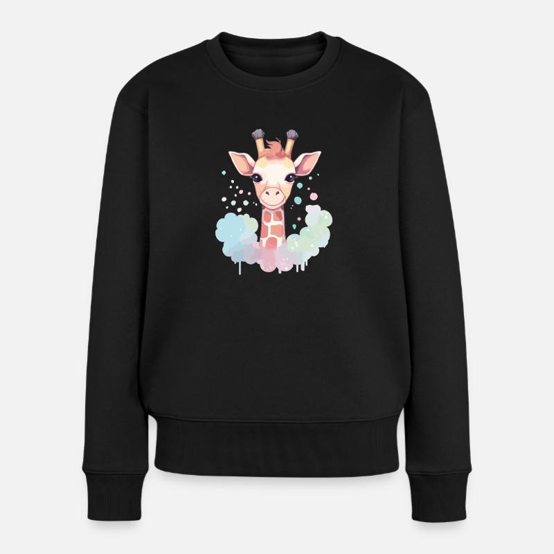 Girafe - Pull Premium bio Femme - noir
