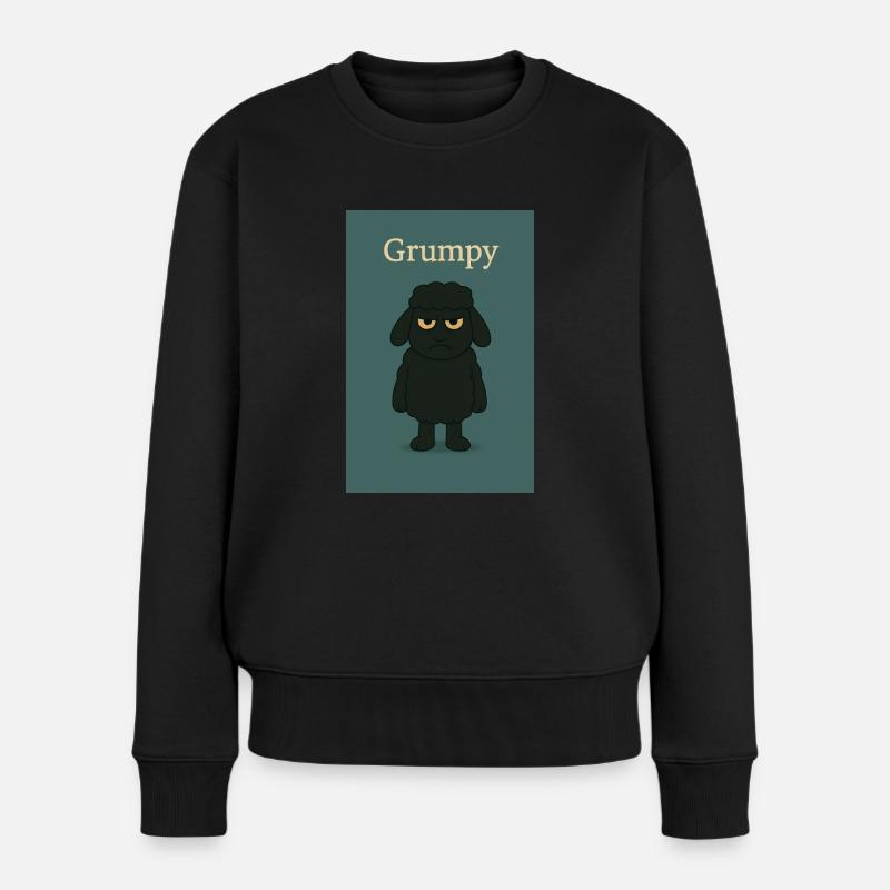 Grumpy - Frauen Premium Bio Pullover - Schwarz