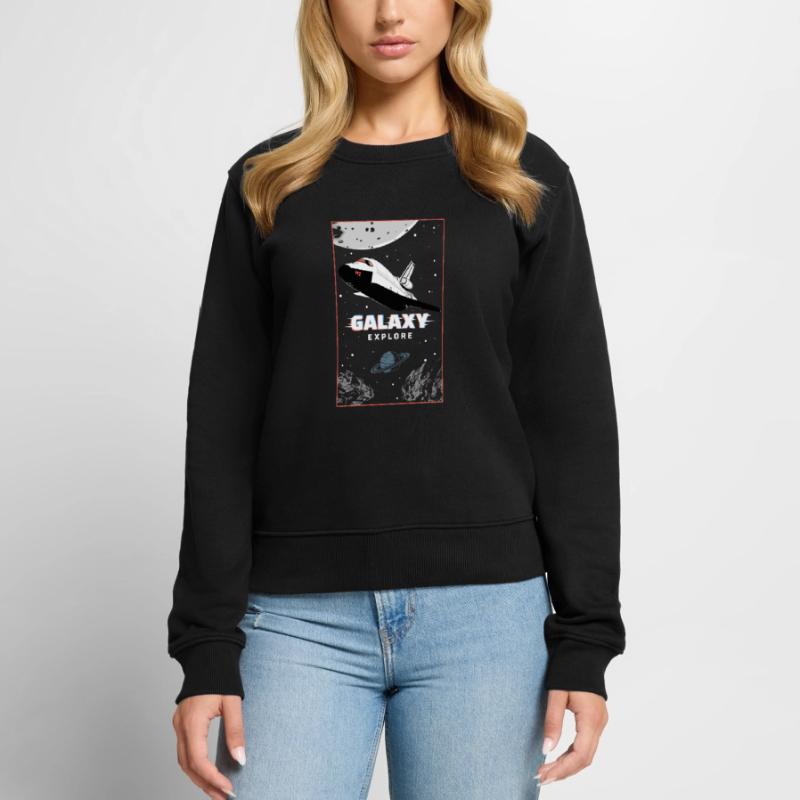 Conception de l’espace Galaxy Explorer Pull Premium bio Femme