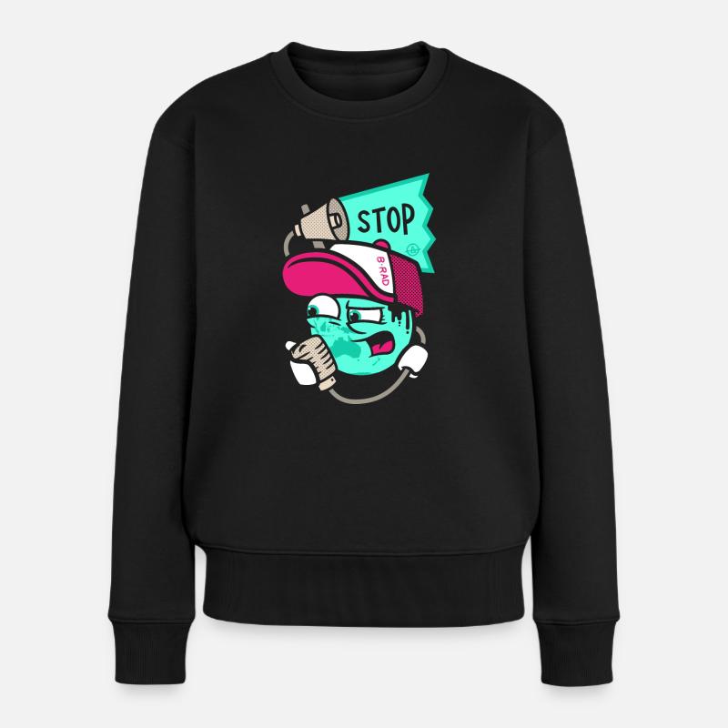 Gaïa Déesse De La Terre - Pull Premium bio Femme - noir