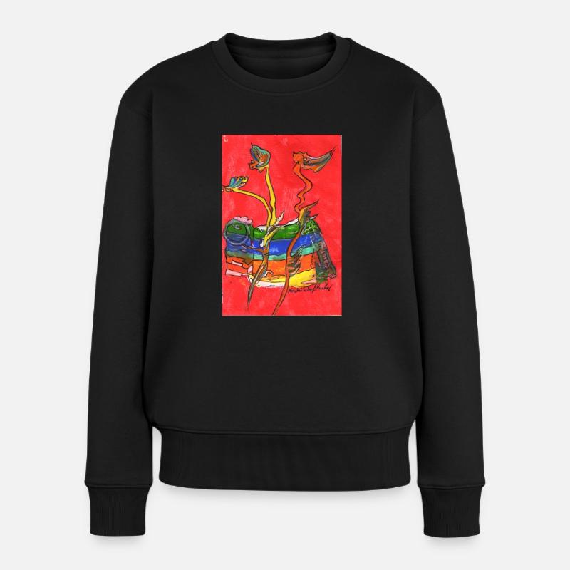 FUNtasie - Pull Premium bio Femme - noir