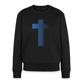 Jesus Christ God God - Women's Premium Organic Jumper - black - Front - Julia (174cm)