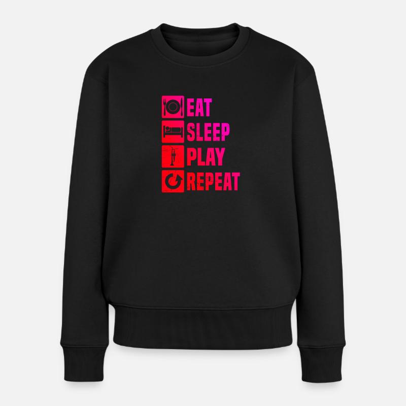 Trompette de Jazz Trompette Dames Trompette - Pull Premium bio Femme - noir