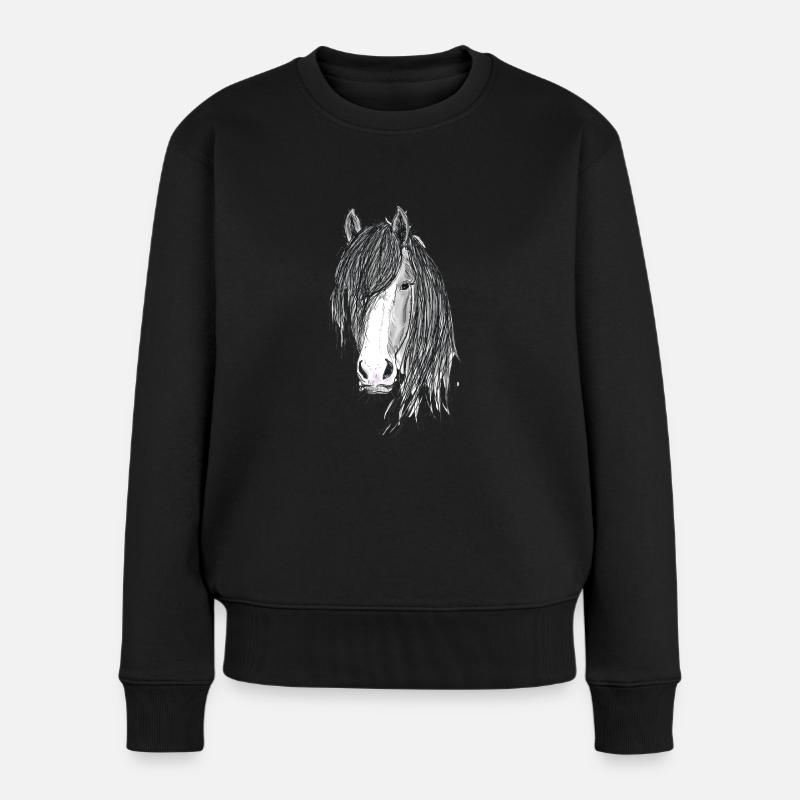 Tinker - Frauen Premium Bio Pullover - Schwarz