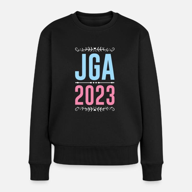 Jga 2023 Junggesellenabschied - Frauen Premium Bio Pullover - Schwarz