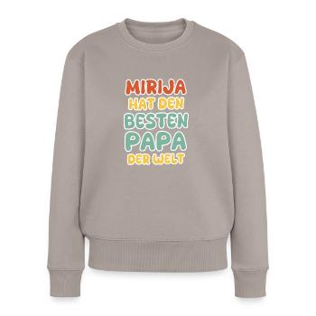 Bébé Mirija - Pull Premium bio Femme - taupe - Devant - Julia (174cm)