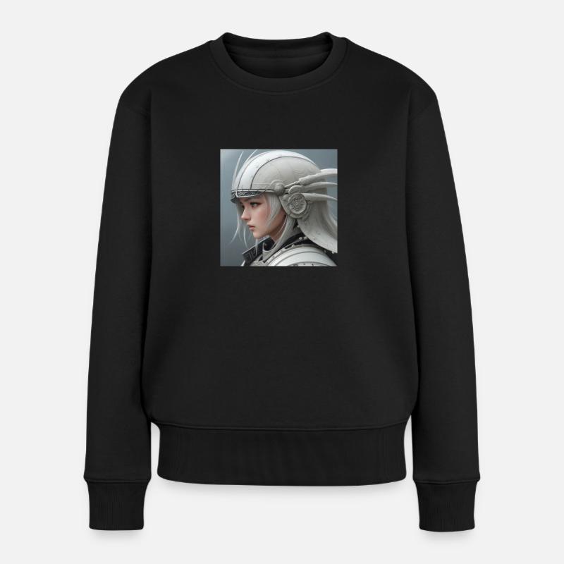 combattante japonaise - Pull Premium bio Femme - noir