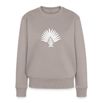 Traveler's Tree - Women's Premium Organic Jumper - taupe - Front - Julia (174cm)