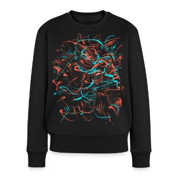Tartarus / Abstract Fantasy - Women's Premium Organic Jumper - black - Front - Julia (174cm)