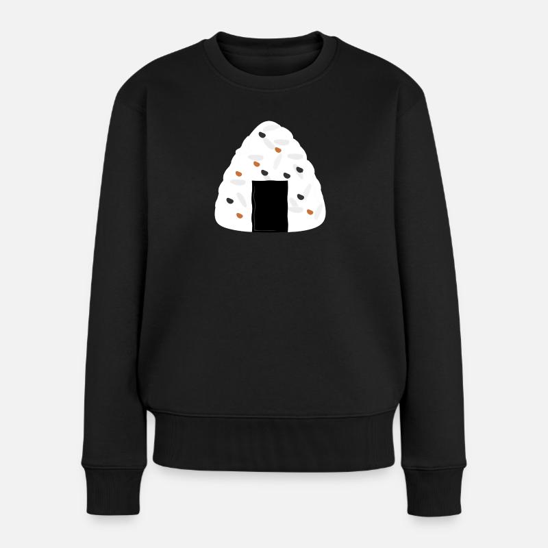 Onigiri - Japon - Pull Premium bio Femme - noir