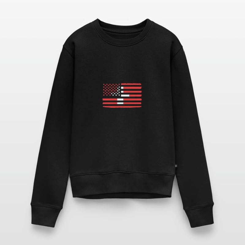 Schweiz Schweizer Schweizerdeutsch Frauen Premium Bio Pullover