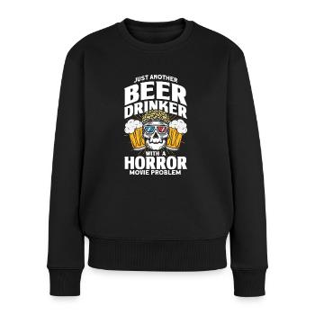 Movie Lovers Horror Movie Horror Movies Gift - Women's Premium Organic Jumper - black - Front - Julia (174cm)