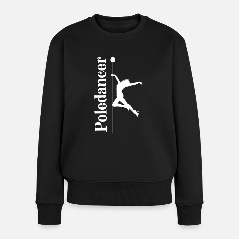 Pole Dance - Frauen Premium Bio Pullover - Schwarz