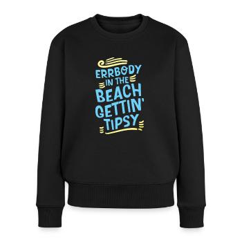 Errbody In The Beach Gets Tipsy 2 - Pull Premium bio Femme - noir - Devant - Julia (174cm)