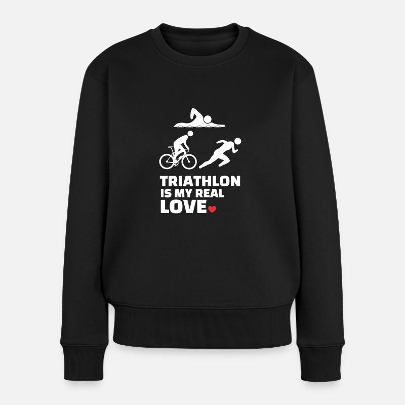 J’adore le triathlon - Pull Premium bio Femme - noir