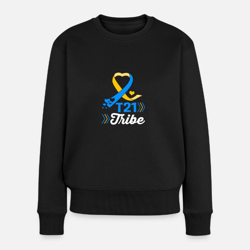 Trisomie 21 - Pull Premium bio Femme - noir
