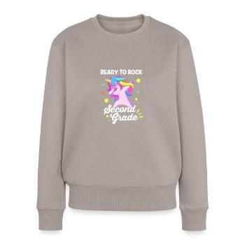 2nd Grade - Women's Premium Organic Jumper - taupe - Front - Julia (174cm)