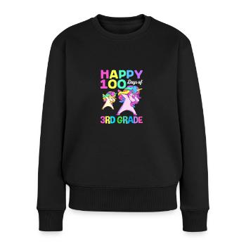 3rd Grade - Women's Premium Organic Jumper - black - Front - Julia (174cm)