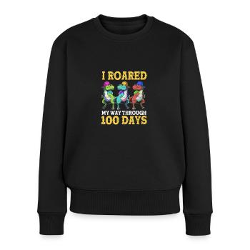 4th Grade - Women's Premium Organic Jumper - black - Front - Julia (174cm)