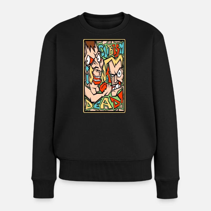 Cubisme - Pull Premium bio Femme - noir