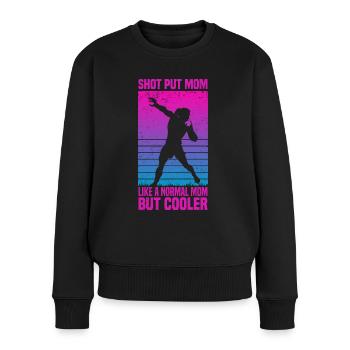 Shot put - Women's Premium Organic Jumper - black - Front - Julia (174cm)