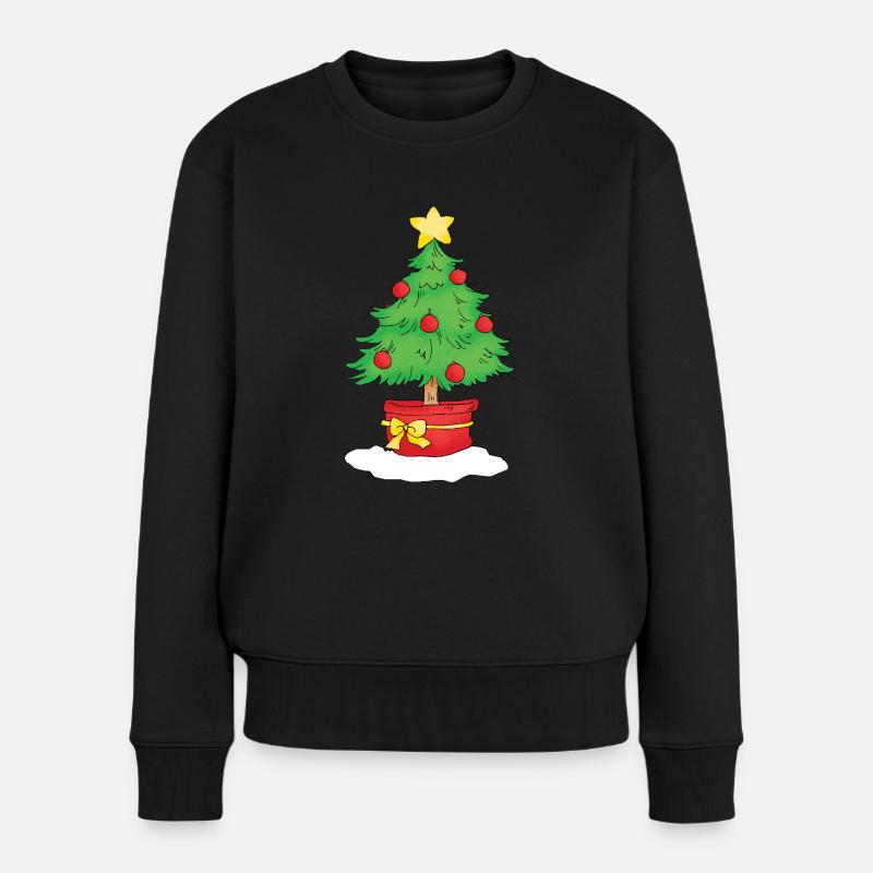 Christmas Tree - Pull Premium bio Femme - noir