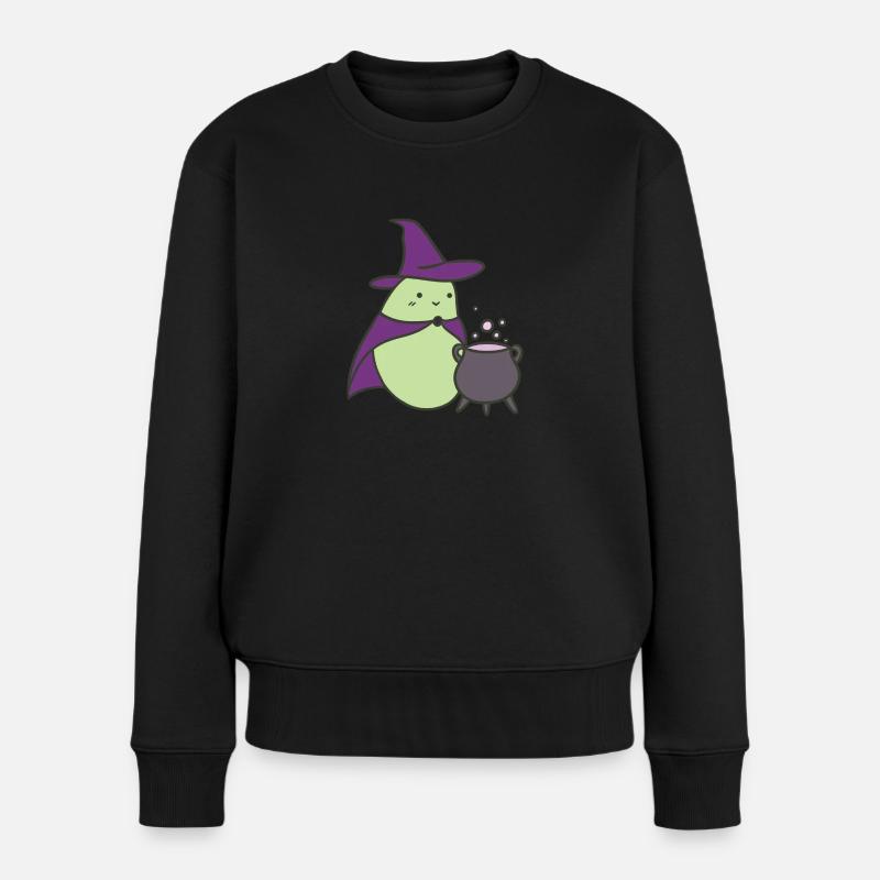 Süße Hallobean - Frauen Premium Bio Pullover - Schwarz