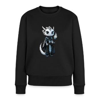 Sorcerer Dragonborn - Women's Premium Organic Jumper - black - Front - Julia (174cm)