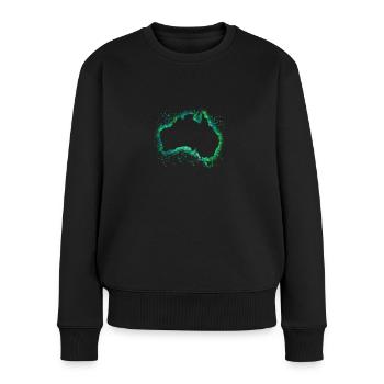 Australie - Pull Premium bio Femme - noir - Devant - Julia (174cm)