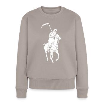 Mort - Pull Premium bio Femme - taupe - Devant - Julia (174cm)