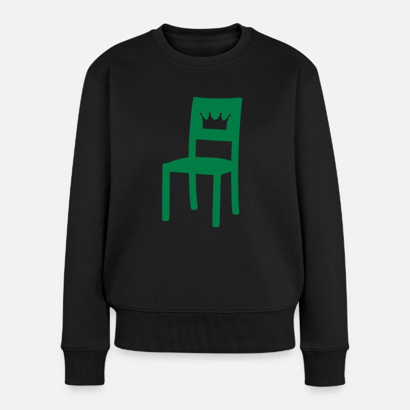 Président Roi - Pull Premium bio Femme - noir