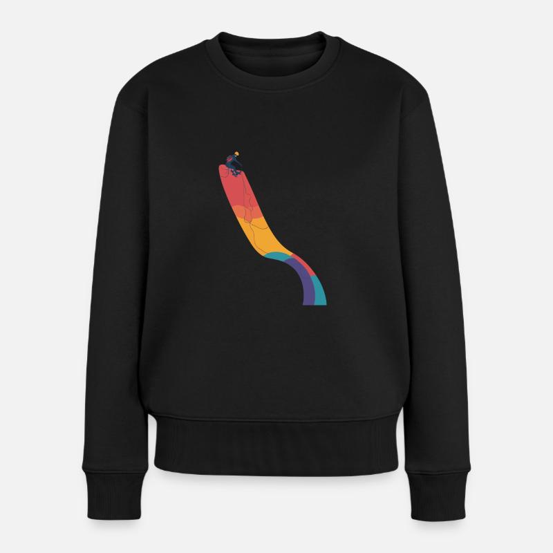 Climber - Women's Premium Organic Jumper - black