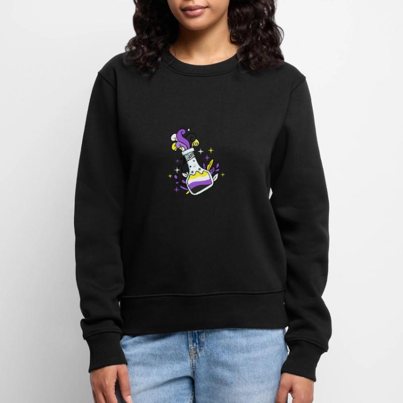Nonbinary Pride Potion magique Nonbinary Pride Pull Premium bio Femme