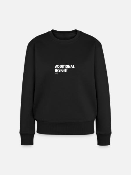 Arawara - Zusätzliche Einblicke - Frauen Premium Bio Pullover - Schwarz