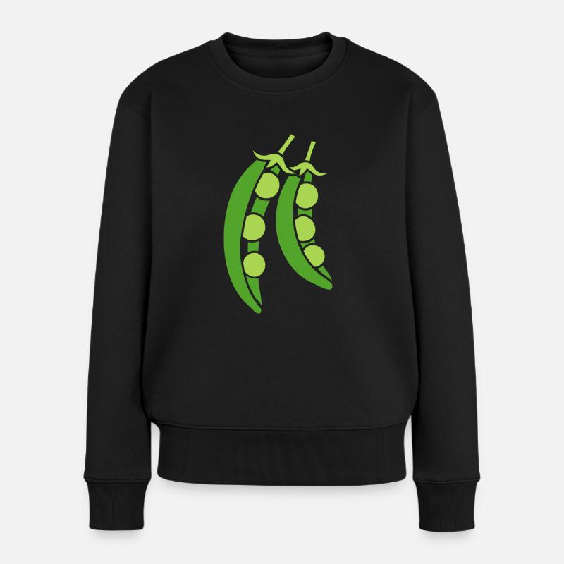 petit pois - Pull Premium bio Femme - noir