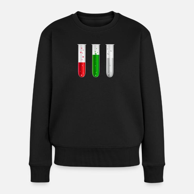 Augsburger Mischung - Rot Grün Weiß - Frauen Premium Bio Pullover - Schwarz