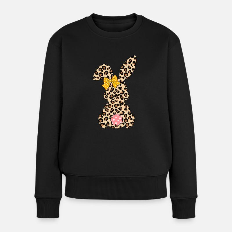 Ostern - Frauen Premium Bio Pullover - Schwarz