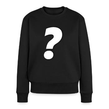 Question mark - Women's Premium Organic Jumper - black - Front - Julia (174cm)