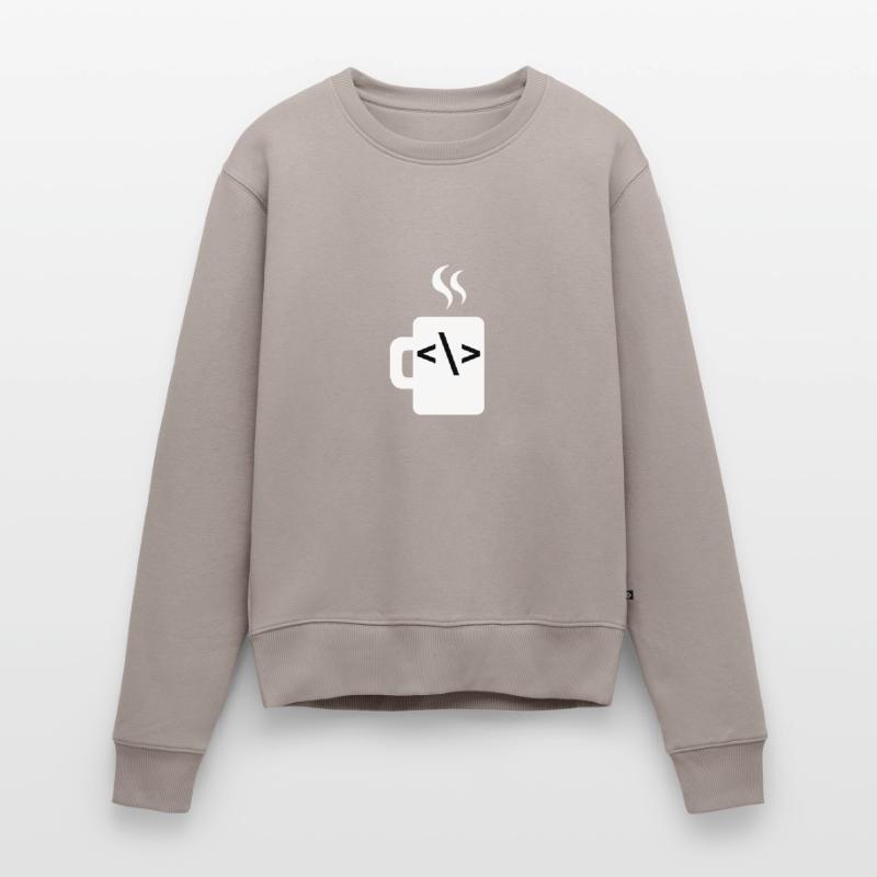 Javascript Code Software Developer Coffee Java Women's Premium Organic Jumper
