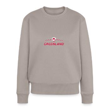Groenland - Pull Premium bio Femme - taupe - Devant - Julia (174cm)