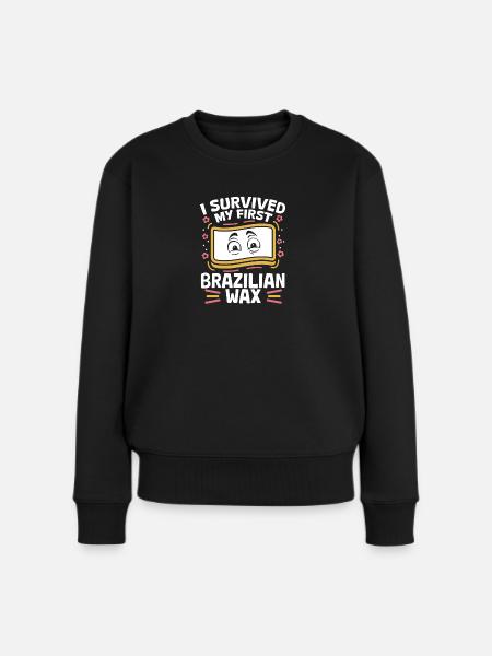 Körperwachs Brasilianisches Wachs Haarentfernung - Frauen Premium Bio Pullover - Schwarz