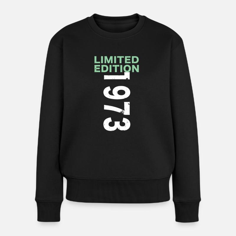 Limited Edition 1973 - Frauen Premium Bio Pullover - Schwarz