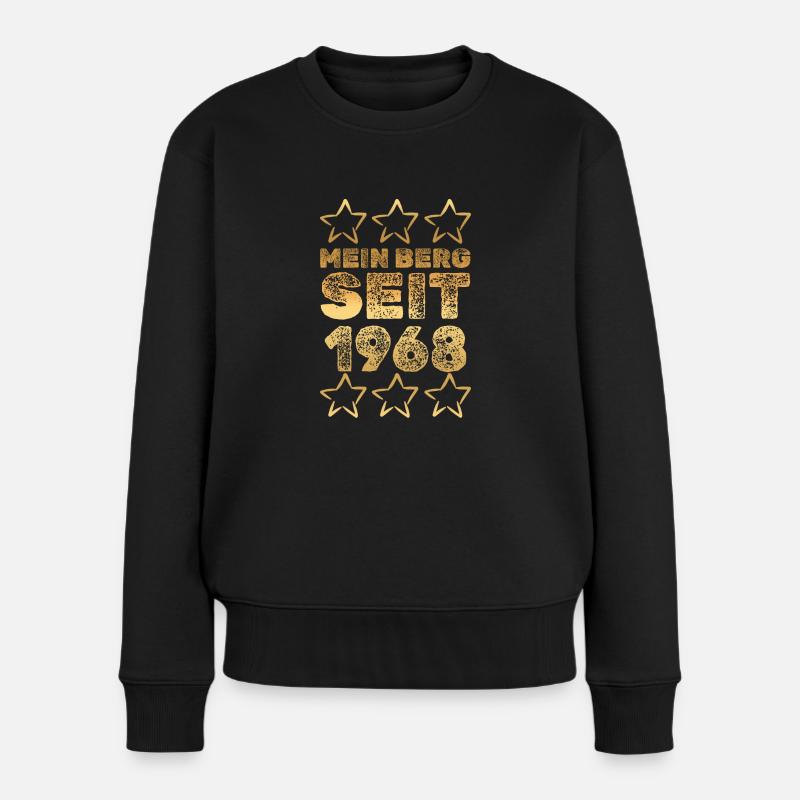 1968 - Frauen Premium Bio Pullover - Schwarz