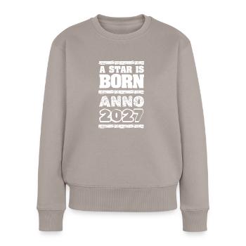 2027 - Women's Premium Organic Jumper - taupe - Front - Julia (174cm)
