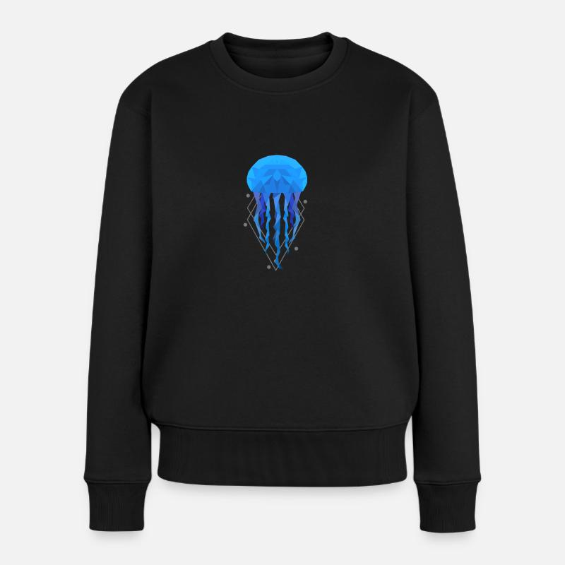 Méduse feu méduse - Pull Premium bio Femme - noir