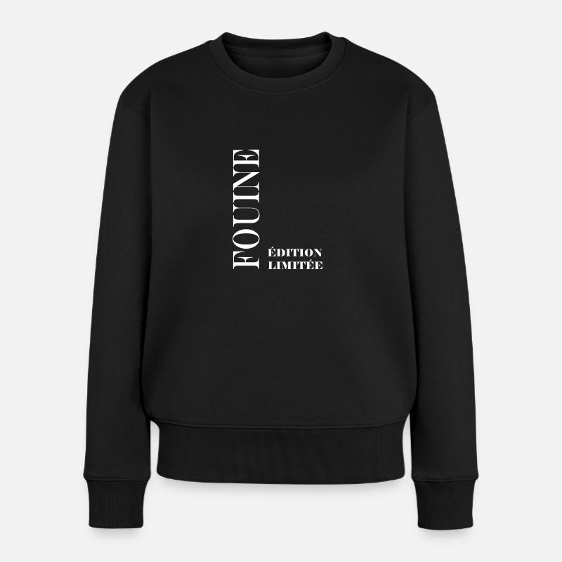 fouine 3 - Pull Premium bio Femme - noir