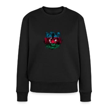 Azerbaïdjan - Pull Premium bio Femme - noir - Devant - Julia (174cm)