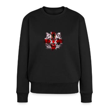 Irlande du Nord - Pull Premium bio Femme - noir - Devant - Julia (174cm)