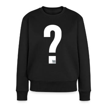 Die Drei ??? Kostüm Justus - Frauen Premium Bio Pullover - Schwarz - Vorne - Julia (174cm)