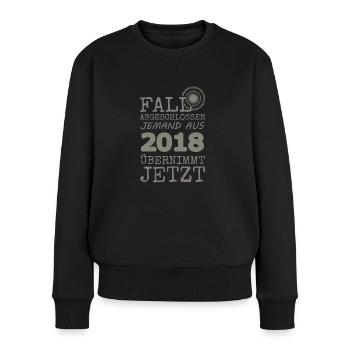 2018 - Women's Premium Organic Jumper - black - Front - Julia (174cm)